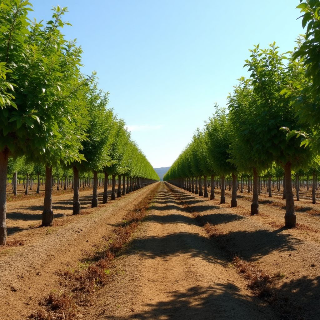 Nueva plantación de almendros